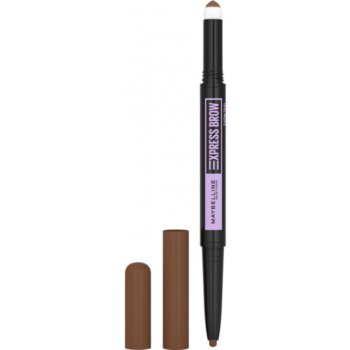 Maybelline Express Brow Satin Duo tužka a pudr na obočí 2v1 Medium Brown 0,71 g