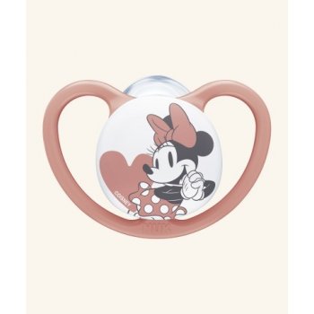 Nuk silikon šidítko Space Disney Mickey Mouse Bílá