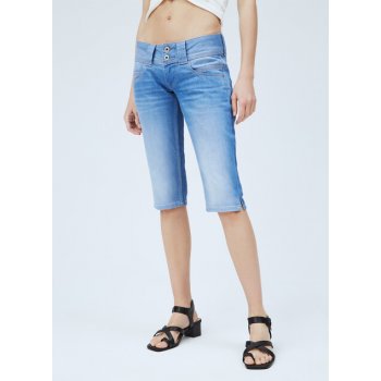 Pepe Jeans dámské kraťasy VENUS CROP modré