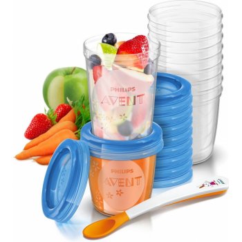 Philips Avent VIA Jídelní sada pro batolata TRANSPARENT