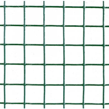Pletivo na voliéry - oko 13x13 mm, drát 1,2 mm, Zn+PVC zelené