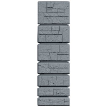 PROSPERPLAST Sud na dešťovou vodu TOWER STONE světle šedý 350l