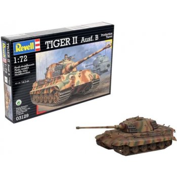 Revell Model Kit Plastic tank 03129 Tiger II Ausf. B 1:72