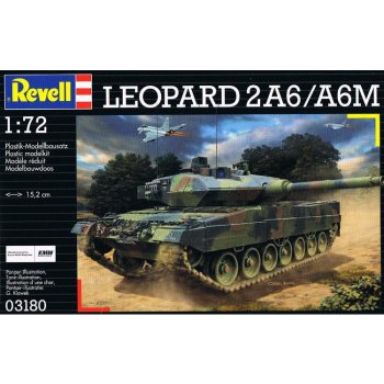 Revell Plastic ModelKit tank 03180 Leopard 2 A6M 1:72