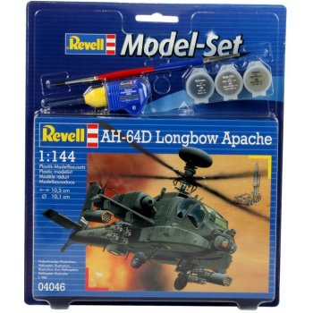 Revell vrtulníku 64046 AH64D Longbow Apache Set včetně 1:144