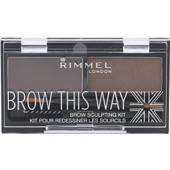 Rimmel London Brow This Way 2 Medium Brown 2,4 g