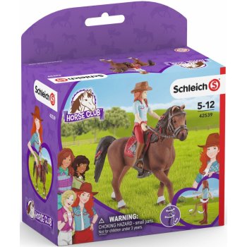 Schleich 42539 Hannah s pohyblivými klouby na koni