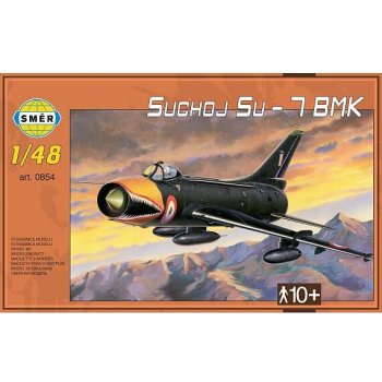 Směr plastikový model letadla ke slepení Suchoj SU-7 BMK slepovací stavebnice letadlo 1:48