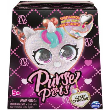 Spin Master Purse Pets kabelka Zvířátka Luxey Charms Secret Mirror surprise set přívěsků
