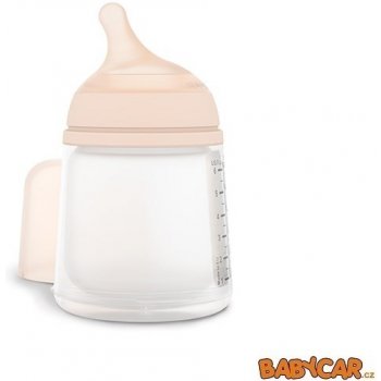 Suavinex antikoliková lahvička Zero AU bílá 180ml