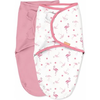 Summer Infant SwaddleMe zavinovačka 2ks růžová plameňáci velikost: S (3 2 6 4kg)