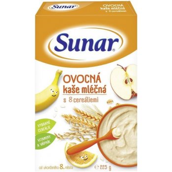 Sunar ovocná s 8 cereáliemi 225 g