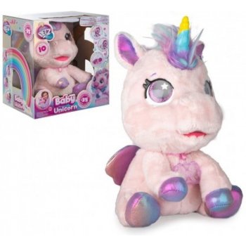 TM Toys Můj jednorožec plyš 25cm světle růžový