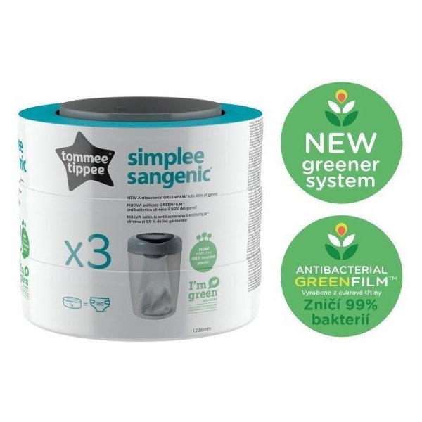 Tommee Tippee EKO Sangenic Simplee 3 ks