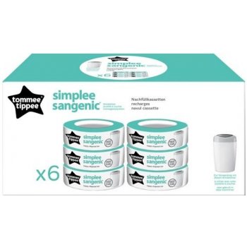 Tommee Tippee Sangenic Simplee sada 6ks