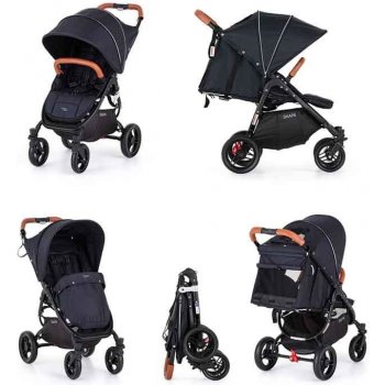 Valco Baby Sport Snap 4 Flat Matte LTD Edition Deep Blue s prvky z ekokůže Caramel 2021