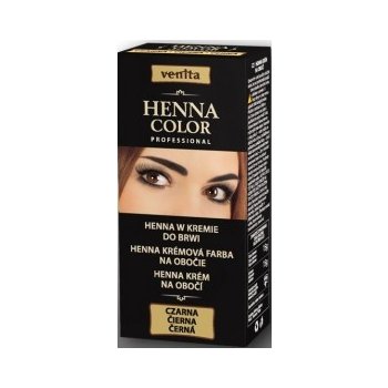 Venita henna barva na obočí a řasy Black 15 ml