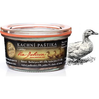 Via Delicia Kachní s jablky 130 g