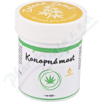 Zelená Země konopná mast na kůži s měsíčkem 100 ml