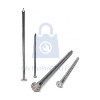 Hřebík stavební s plochou hlavou, ČSN 02 2810, bez povrchové úpravy 63 x 2,5 - hobby balení, balení 1 kg