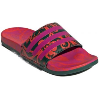 adidas Adilette Comfort bahia magenta/bahia magenta/green růžová