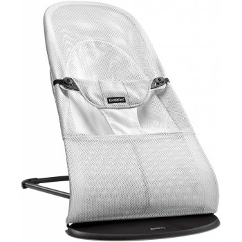 BabyBjörn Balance Soft Mesh white stříbrná