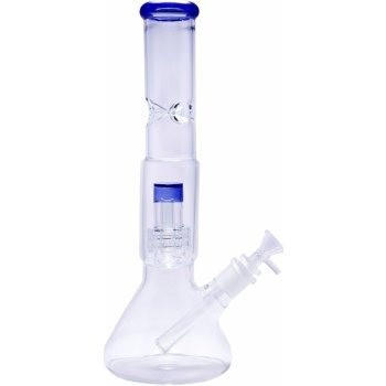 Black Leaf Skleněný bong 32 cm s Drum perkolátorem Modrá