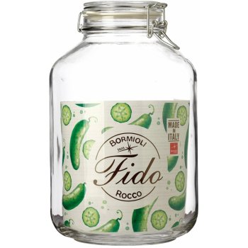 Bormioli Rocco Zavařovací sklenice Fido čiré víko drát patentní uzávěr 5000ml