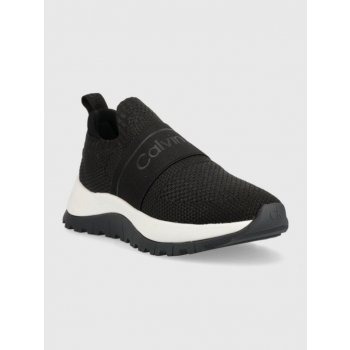 Calvin Klein dámské černé tenisky Knit Runner Slip On