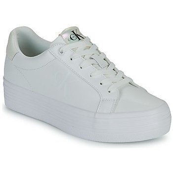 Calvin Klein Jeans tenisky BOLD VULC FLATF LACEUP LTH WN bílá