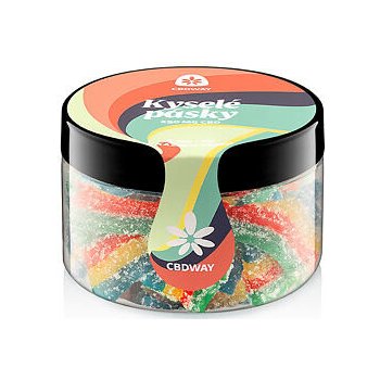 CBD WAY Kyselé pásky 250 mg 100 g