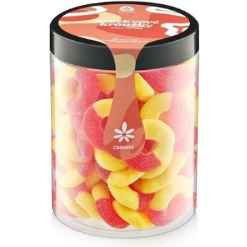 CBD WAY Kyselé želé kroužky s příchutí broskve 2000 mg 0,8 kg