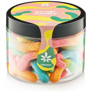 CBD WAY Kyselé žížalky 1000 mg 400 g