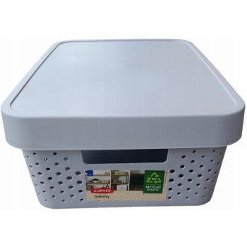 Curver Box INFINITY DOTS 11L - šedý