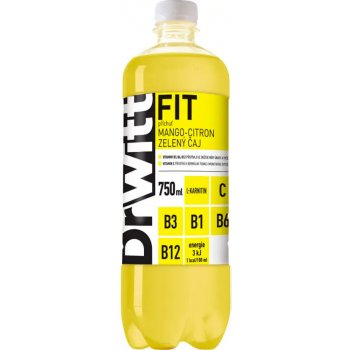 Dr Witt FIT s příchutí mango citrón zelený čaj 750 ml