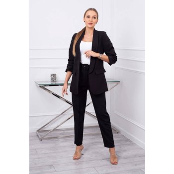Elegantní souprava saka a kalhot černá