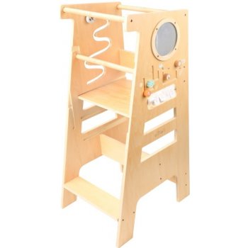eliNeli Rostoucí učící věž edukativní 5v1 Play Zvířátka 90 cm