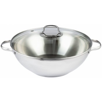 Ernesto Wok pánev z nerezové oceli bez povrchové úpravy 32 cm