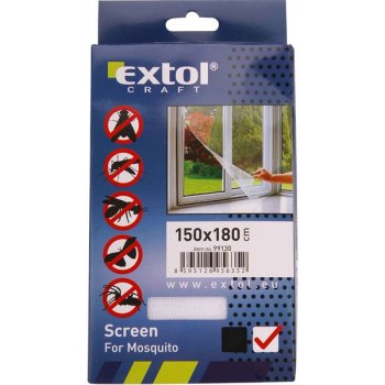 Extol Craft síť do oken 150 x 180 cm bílá