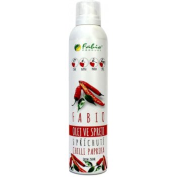 Fabio řepkový olej s chilli příchutí sprej 250 ml