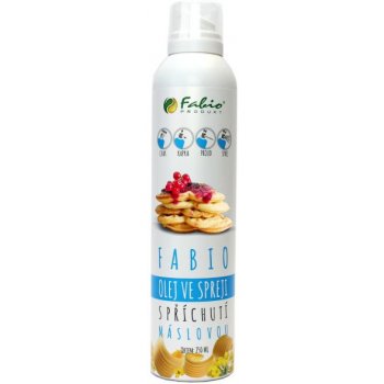 Fabio řepkový olej s máslovou příchutí sprej 250 ml