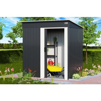 FurniGO Zahradní domek A1 181x162x86 cm antracit