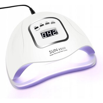 GGV Duální UV/LED lampa na nehty SUN X5 80 W – MAX s LCD displejem