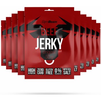 GymBeam Beef Jerky teriyaki 10 x 50 g
