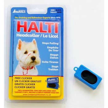 Halti ohlávka nylon + clicker westík jezevčík vel. 1