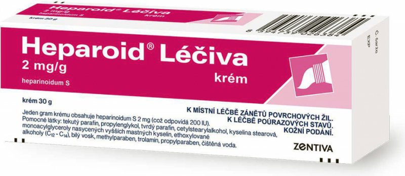 Průzkum HEPAROID LÉČIVA DRM 2MG/G CRM 30G