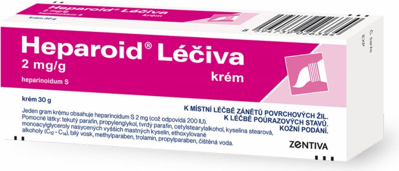 Komentáře k HEPAROID LÉČIVA DRM 2MG/G CRM 30G
