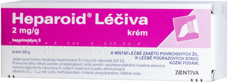 Analýza HEPAROID LÉČIVA DRM 2MG/G CRM 30G