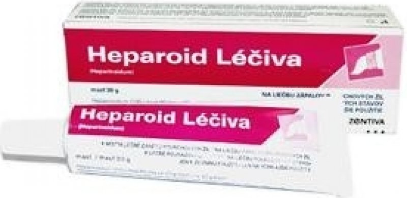 Hodnocení HEPAROID LÉČIVA DRM 2MG/G CRM 30G