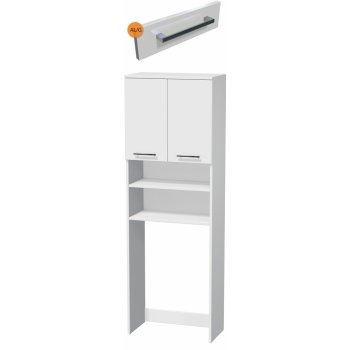 Intedoor UNI SV 190/65 2D OP AL/G Skříňka vysoká 65 cm, nad pračku 2 dveře UNI SV 190/65 2D OP AL/G
